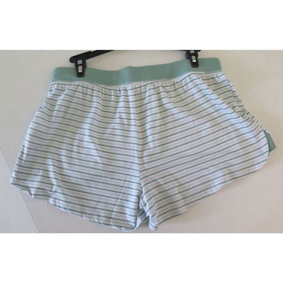 Splendid R87D736 Women's Sz M Green/White Striped Tank & Shorts Pajama Set $60 - Picture 7 of 9